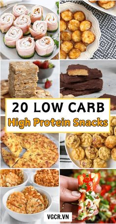 20 low carb high protein snacks