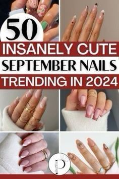 Cute September Nails, September Nail Ideas, Viral Nails, White Short Nails, September Ideas, Nails Festive, Nails Styles, Short Almond Nails