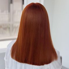 Straight Ginger Hair, Straight Red Hair, Hair Style Girl, Red Hair Inspiration, Redken Hair Color, Hair Nutrition, Redken Hair Products, Girl Hairstyle