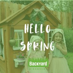 We are springing into the season with these crafts, activities and more! Spring Backyard, Outdoor Home Decor, Outdoor Kitchens, Outdoor Home, Play Houses