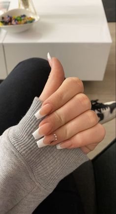 Nails With A Initials Acrylic, Nail With An Initial, Letter Nail Designs Initials French Tip, A Initial On Nails, Initial Nails Ideas, Nails Inspiration With Initials, Nail Designs With An Initial, A On Nails Initial, Nails With F Initial