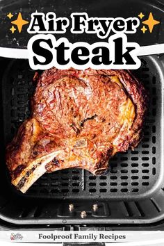 Achieve a perfectly cooked steak with your air fryer! This method delivers a juicy, tender steak with a delicious seared crust in just minutes. Ideal for a quick dinner that's sure to impress.