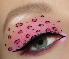 Leopard Makeup, Scene Makeup, Fun Makeup, Make Up Inspiration, Hot Makeup