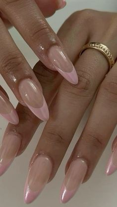 french tips, chrome nails, clean girl nails, summer nails, nail inspo, trends, long acrylics pink nails, hailey bieber nails French Tips Chrome, Nails Clean Girl, Nails Hailey Bieber, Long French Nails, Pink French Tip Nails, Clean Girl Nails, Hailey Bieber Nails, Bieber Nails, Pink French Tip