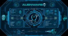 the alienware screen is shown in this screenshot from an upcoming video game, alienware