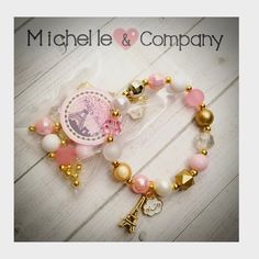 "Please find instructions for using Stretch Magic in a video posted on my Facebook page http://www.facebook.com/michelleandcompany7 Paris BOHO style DIY charm bracelet. Each kit includes a 12 inch length of stretchy cord (Stretch Magic), an assortment of 14 unique designer beads, gold tone spacers and a gold tone Eiffel Tower and enamel cloud charm. The beads in the kit will make a 7 inch bracelet, if you remove one of the beads it makes a 6.5\" bracelet. You will receive each bracelet kit packa Slumber Party Activities, Paris Sweet 16, Paris Charm Bracelet, Chain Ideas, Paris Bracelet, Paris Birthday, Bracelet Craft, Diy Charm, Diy Charm Bracelet