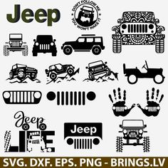 jeep svg dxf eps png files