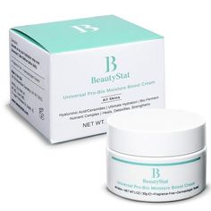 Beautystat Universal Pro-Bio Moisture Boost Cream Hyaluronic Acid/Ceramides, Ultimate Hydration, Bio-Ferment Nutrient Complex, Heals, Detoxifies, Strengthens 1 Oz/30 G New, Sealed Box Cold Weather Skin Care, Holy Grail Products, Natural Anti Aging, Hydrating Moisturizer, Dehydrated Skin, Gel Cream, Skin Care Women, Face Moisturizer, Facial Skin