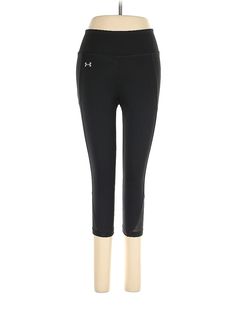 Under Armour Active Pants Size: X-Small Black Activewear - used. 88% POLYESTER, 12% ELASTANE, Capri, Low Rise | Under Armour Active Pants - Low Rise: Black Activewear - Size X-Small Cheap Women's Under Armour Activewear, Black Activewear, Active Wear For Women, Low Rise, Under Armour, Capri, Active Wear, Women Handbags, Handbags