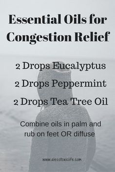 Oils For Congestion, Essential Oils For Congestion, Congestion Relief, Essential Oil Remedy, Essential Oils Health, Essential Oil Diffuser Recipes, Yl Essential Oils, Essential Oil Blends Recipes, Essential Oil Mixes