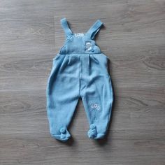 Check out this item in my Etsy shop https://www.etsy.com/listing/1007874355/vintage-baby-clothing Cute Blue Overalls For Playwear, Cute Blue Bib Front Overalls, Blue Overalls For Playtime In Spring, Playful Blue Cotton Overalls, Cute Blue Sleeveless Overalls, Bear Holding Balloons, Blue Pom Pom, Holding Balloons, Baby Doll Set