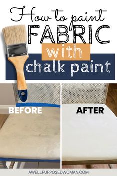 how to paint fabric with chalk paint is easy and fun for the whole family it's so much easier than painting furniture