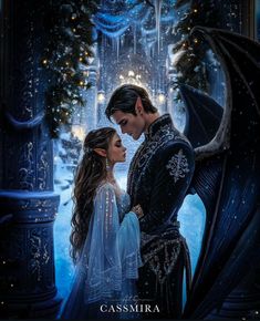 the poster for disney's beauty and the beast, starring as snow queen and prince