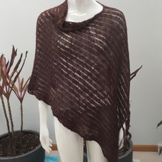 Rue21 Poncho / Cape - One Size - Asymmetrical Shape One Side Of Poncho Is Plain The Other Side Has Fringe. Neckline Has A Little Slouch. New With Tags Smoke Free Home ~ Make An Offer Poncho Cape, Shrug Sweater, Rue21, The Other Side, Cape, Sweaters For Women, Tags, Women Shopping, Color