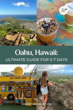 the ultimate guide for 3 - 7 days in oahuu, hawaii