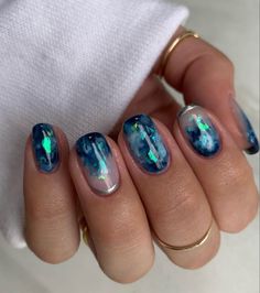 Nails by isabelmaynails on Instagram Isabel May, Marble Crystal, Gel Paint, Nail Looks, Crystal Vibes, Hello Nails, Nails Makeup, Crystal Nails, Hair Nails