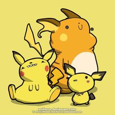 an image of some pokemon characters together