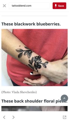 Minimalist Tattoo, Blackwork, Body Art, Tattoos, Floral