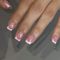 PRICES MAY VARY. How Natural They Are: These light pink French press on nails square nails designs look very natural,with a perfect that fits your nail bed,and a nude pink base color that gives the appearance of real nails.French tip press ons nails Red can create your own fingertip art and make your nails your fashion statement!With short press on nails French tip,you can achieve a natural, elegant look without the salon visit High Quality Flawless Salon Nails: Short nails glue on nails set are Natural Shape Acrylic Nails Short, Pink French Nails Short Almond, Mini Square Nails Design, Light Pink Nails French Tip Short, Short Basketball Nails, Cute Gel Designs, Hoco Nails For Pink Dress, Cute Short Acrylic Nails For School Kids, Short Sets Nails