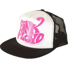 Pink Logo Flat Bill Trucker Cap Pink Baseball Cap With Flat Bill, Pink Flat Bill Hat With Letter Print, Pink Snapback Hat With Flat Bill For Summer, Pink Flat Bill Trucker Hat For Spring, Adjustable Pink Snapback Hat For Streetwear, Pink Adjustable Snapback Hat For Streetwear, Pink Baseball Cap With Letter Print And Flat Bill, Pink Flat Bill Baseball Cap With Letter Print, Trendy Pink Trucker Hat With Flat Bill