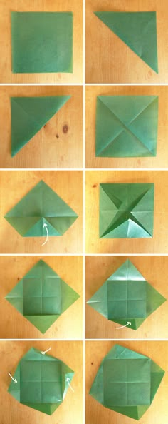 step by step instructions on how to make an origami frog