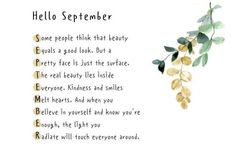 a poem written in the language hello september