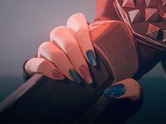 ╰ - ୨♡୧ - - arcane Jinx season 1 icon #jinx #arcane #jinxarcane #icons Jinx Arcane Acrylic Nails, Jinx Nails Season 2, Arcane Hands, Jinx Gadgets, Arcane Kandi, Jinx Nails Arcane, Jinx Nails, Aloha Nails, Jinx Cosplay