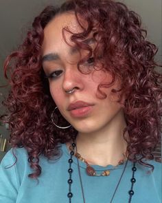 Cherry Red Hair Color Curly Hair, Cherry Red Hair Curly Short, Red Cherry Hair Curly, Curly Dyed Hair Natural Curls Pink, Curly Cherry Coke Hair, Dark Wine Red Curly Hair, Cherry Coke Hair Curly, Dark Red Hair Color Curly, Dark Red Curly Hair Burgundy