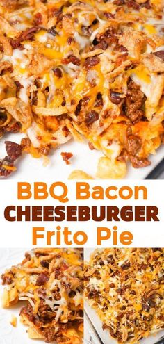 this bbq bacon cheeseburger frito pie is the perfect appetizer