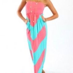 New With Tags Design History Maxi Dress. Pink And Mint Chevron At The Front And Solid Pink At The Back. Strapless. Size Small. Approximate Measurements: Armpit To Armpit: 13” Waist: 11.5” Length: 47.5” No Trades. Strapless Pink Maxi Summer Dress, Pink Strapless Maxi Dress For Spring, Strapless Pink Maxi Dress For Day Out, Pink Strapless Beach Dress, Pink Strapless Dress For Vacation, Tags Design, Pink And Mint, Dress History, Wedding Pink