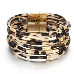 Leopard Leather Bracelet for Women 2021 Leopard Leather Bracelets for Women 2021 Fashion Elegant Multilayer Wide Wrap Bracelet & Bangle Type: Women Wrap Bracelets Material: Leather Bracelet Gender: Women Leather Bracelet Color: Khaki/White/Gray Bracelet Style: Bohemian Bracelet Charm: Metal Tube Charm Bracelet Fine or Fashion: Fashion Feathers: Multilayer Bracelet Bracelets Style: Leopard Bracelets Drop Ship: Dropshipping Accepted Compatibility: All Compatible Chain Type: Rope Chain Function: Mo Wrap Armband, Leather Bangle, Bracelets Design, Beaded Cuff Bracelet, Leopard Fashion, Wide Bracelet, The Leopard, Boho Leather, Beaded Cuff