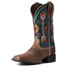 Southwestern Embroidery, Sister Necklaces, Ariat Western Boots, Cute Cowgirl Boots, Womens Cowgirl Boots, Western Shoes, Bota Country, Country Style Outfits, Dr Shoes