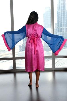 pink mask ellectives Silk Party Robe With Kimono Sleeves, Silk Kimono Robe For Party, Silk Robe With Kimono Sleeves For Party, Spring Party Robe With Kimono Sleeves, Pink Silk Wrap Kimono, Long Pink Silk Robe, Pink Party Kimono, Spring Party Pink Kimono, Pink Spring Party Kimono