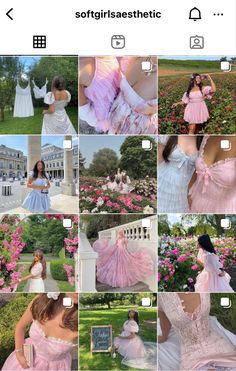 Aesthetic pink and cottage core feed instagram Soft Summer Aesthetic, Soft + Core + Aesthetic, Cottagecore Girl, Feed Layout, Pink Core, Royal Core, Core Cottage