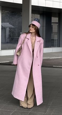 Pastel Outfits, Pink Coats