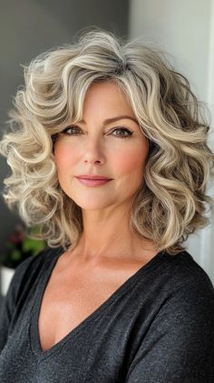 Medium-Length Hairstyles for Women Over 60 Voluminous Curls, Hair Essentials, Bouncy Curls, Silky Hair, Layered Cuts, Layered Hair, Styling Tips, Protective Styles, Hair Products