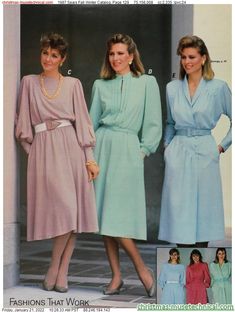 1987 Sears Fall Winter Catalog, Page 129 - Catalogs & Wishbooks Fletcher Outfits, Ashley Aesthetic, Decade Fashion, 1987 Fashion, 80s Inspired Fashion, Jessica Fletcher, 1980s Fashion Women, 1980s Fashion Trends, 1980 Fashion