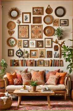 Boho Apartment Decor Small Spaces, Small Boho Living Room Ideas Apartment, Boho Vintage Living Room, Vintage Boho Living Room, Minimal Boho Living Room, Eclectic Living Room Decor, Boho Apartments, Therapist Office