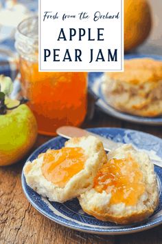 an image of apple pear jam on a plate