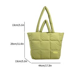 SPECIFICATIONSBrand Name: BOBAGHandbags Type: Shoulder BagsMain Material: POLYESTERLining Material: POLYESTERShape: Casual TotePlace Of Origin: GUANG DONG ProvincePlace Of Origin: GUANG DONG ProvinceOrigin: Mainland ChinaCN: HebeiHardness: SOFTPattern Type: PlaidInterior: No PocketDecoration: NONEExterior: NONEOccasion: VersatileClosure Type: zipperGender: WOMENStyle: fashionModel Number: Shoulder BagNumber of Handles/Straps: SingleChoice: yessemi_Choice: yes Winter Purses, Winter Bags, Casual Tote Bag, Quilted Handbags, Casual Tote, Cotton Pads, Shoulder Tote Bag, Large Tote Bag, Bird In Bag