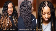 Passion Twists vs Senegalese Twists vs Faux Locs Crotchet Twists, Beautiful Short Hair, Hair Cut Ideas, Short Hair Cut, Senegalese Twists, Passion Twists, Middle Part Hairstyles