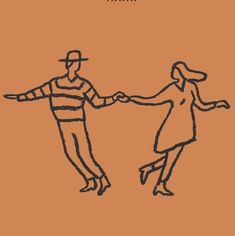 a drawing of two people holding hands with the caption that reads, i'm not going to dance