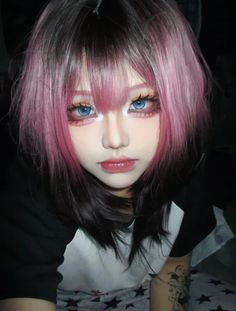 Makeup Asian, Doll Makeup, Alternative Hair, School Looks, Dye My Hair, Hair Dye Colors, Hair Reference, Hair Inspo Color