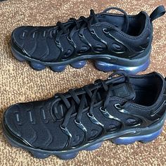 Women’s Size 8 Dh1063-001 Triple Black Excellent Condition Vapor Max Plus, Vapor Max, Shoes Nike Air, Triple Black, Black Excellence, Shoes Nike, Nike Black, Black Nikes, Womens Shoes Sneakers