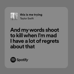 taylor swift folklore this is me trying lyrics Discord Status, Lily Core, Taylor Quotes, Real Lyrics, Relatable Lyrics, Taylor Swift Folklore