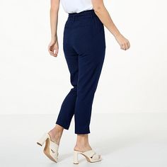 G by Giuliana Black Label Sugar Washed Linen-Blend Pant   Sweet as sugar! Sugar-washed linen-blend fabric gives these straight-leg trousers a chic, vintage look you'll love rocking all summer long. Linen Pull-on Style Pants For Work, Solid Color Pull-on Bottoms For Day Out, Solid Pull-on Style Bottoms For Day Out, Linen Pull-on Pants With Tapered Leg, Versatile Linen Tapered Leg Pants, Versatile Linen Pants With Tapered Leg, Linen Pants With Tapered Leg And Pull-on Style, Spring Linen Straight Leg Jeans, Versatile Linen Bottoms For Day Out