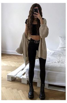 Super Cute Outfits, Pajamas Summer, Fall College Outfits, Outfits For School, Women Pajamas, Legging Outfits, Cute Outfits For School, Trendy Fall Outfits, Cute Fall Outfits