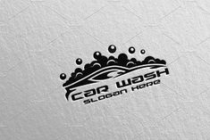 a logo for a car wash station that is clean and ready to be used on the road