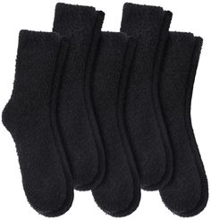 PRICES MAY VARY. GOOD MATERIAL-- Womens Super Soft Warm Microfiber Stretchy Fluffy Winter Socks are made of 95% Polyester & 5% Spandex. The Plush Fuzzy Slipper Socks will provide the coziness you ache for. ULTRA WARM--The plushness of the solid color fuzzy socks is guaranteed to keep your feet warm and toasty in the harshest of temperatures. SIZE & PACKAGEING--Free size: 9-11 (fit women's shoe sizes 5-10). Each Package including 5 pairs of attractive colors socks, so everyone can enjoy these col Cosy Bed, Cosy Socks, Bed Socks, Thick Blanket, Attractive Colors, Fluffy Socks, Local Products, Toddler Socks, Winter Home