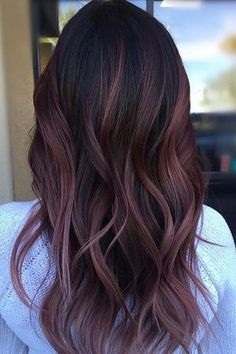 Plum Balayage, Balayage Braids, Purple Balayage, Hair Color Plum, Maroon Hair, Plum Hair, Black Plum, Trendy Hair Color, Dope Hairstyles